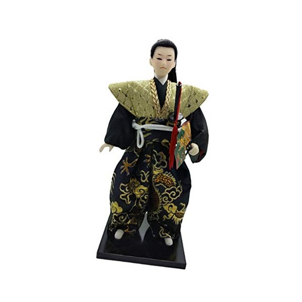 F Fityle 12 Pouces Poupée Samouraï Japonaise avec Kimono Mini Figurine Cadeau Saint Valentin