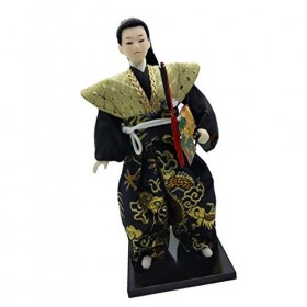 F Fityle 12 Pouces Poupée Samouraï Japonaise avec Kimono Mini Figurine Cadeau Saint Valentin