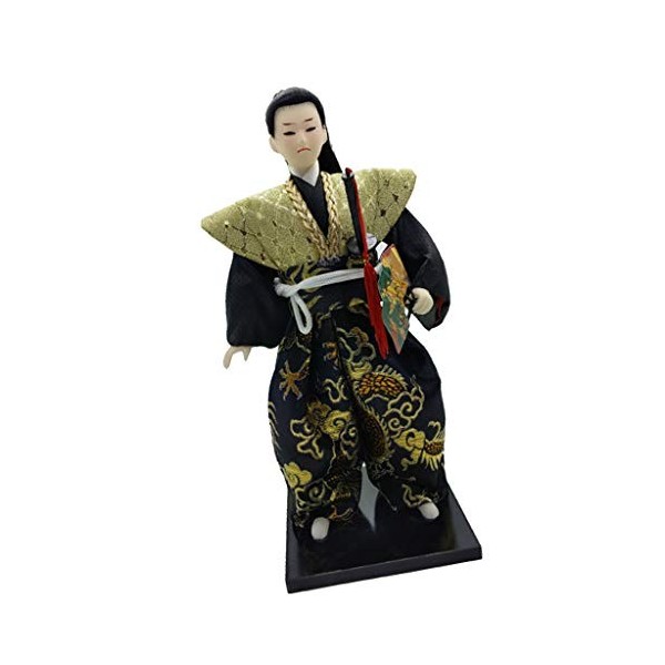 F Fityle 12 Pouces Poupée Samouraï Japonaise avec Kimono Mini Figurine Cadeau Saint Valentin