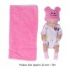 10in Nouveau-né Bébé Poupée Ensemble Lavable Reborn Bébé Poupées Emulational Doux Silicone Dormir Bébé Poupée Jouets avec Vêt