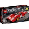 LEGO 76906 Speed Champions 1970 Ferrari 512 M Modèle Réduit de Voiture de Course, Jouet de Construction pour Enfants à Collec