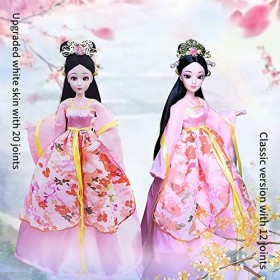 Poupée Ancienne Chinoise de 30 cm, poupées de Collection Barbie réalistes, poupées de Figurines Vintage décor à la Maison pou