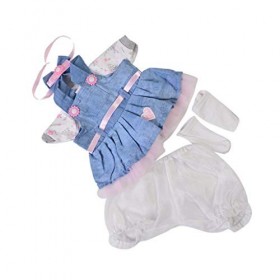 Toygogo Ensemble de 5 vêtements pour poupée Reborn de 40,6 à 43,2 cm