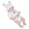 JUMZ Poupée simulée, pour poupée bébé Fille imperméable à leau de pépinière à la Maison de Plus de 3 Ans Type de Fermeture d