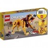 LEGO 31112 Creator 3 en 1 Le Lion Sauvage, Autruche, Phacochère, Figurines Animaux Jouet pour Enfants dès 7 ans