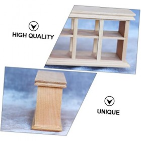 ibasenice Décoration 1Pc Maison De Poupée Gâteau Armoire en Bois Miniture Décoration Décorations pour La Maison Modèle en Boi