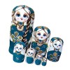 Sharplace Figurines de Faites à La Main, Artisanat de Collection Empilable, Poupées Matryoshka en Bois pour Lornement de La 