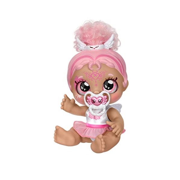 Kindi Kids déguisement Petite sœur Winnie Wings Angel avec Maquillage. 1 poupée avec Un Jouet tétine et Une éponge Magique. G