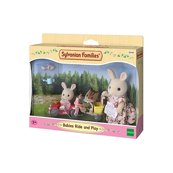 Sylvanian Families - 5040 - Le tricycle et mini voiture bébés