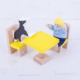 Bigjigs Toys Boîte de Jeu Patrimoine Famille de Poupées | Jouet Traditionnel | Jeu Éducatif | Cadeau Enfant | Jouet Bébé | Jo