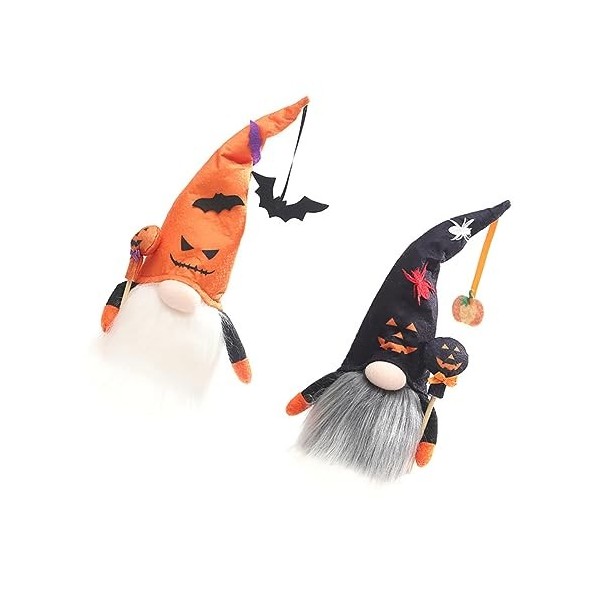 Toyvian Elfes Suédois 2 Pièces Poupée De Vacances en Peluche Poupée Halloween Ornements Décorations pour La Maison Poupée Déc