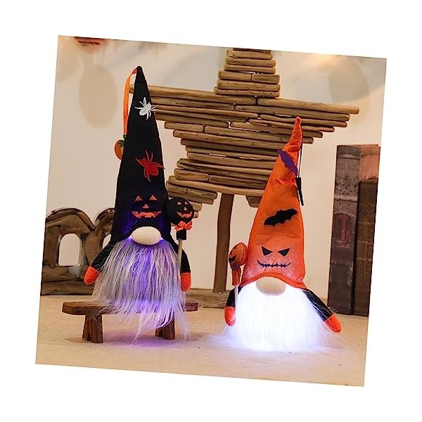 Toyvian Elfes Suédois 2 Pièces Poupée De Vacances en Peluche Poupée Halloween Ornements Décorations pour La Maison Poupée Déc