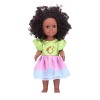 BALRAJ Poupée De Bébé Reborn, Poupée De Fille Noire Africaine Réaliste, Poupées De Jeu pour Enfants, Jouet De Jeu De Rôle Par