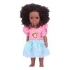 BALRAJ Poupée De Bébé Reborn, Poupée De Fille Noire Africaine Réaliste, Poupées De Jeu pour Enfants, Jouet De Jeu De Rôle Par