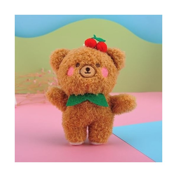 NURCIX Peluche 14Cm Ourson en Peluche Porte-Clés Sac À Dos Poupée Poupée Poupée Poupée Poupée Poupée Poupée Poupée Poupée Pou