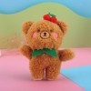 NURCIX Peluche 14Cm Ourson en Peluche Porte-Clés Sac À Dos Poupée Poupée Poupée Poupée Poupée Poupée Poupée Poupée Poupée Pou