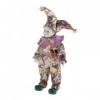 perfk Poupées de Clown Triangel en Porcelaine - Figurines et Statues de Clown - pour Affichage de La Collection, Violet