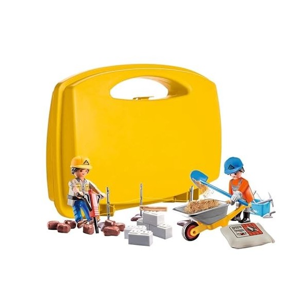 Playmobil - City Action Construction Site Carry Case 70528 Multicolore