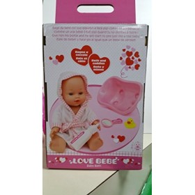 POUPON LHEURE DU BAIN 26CM LOVE BEBE