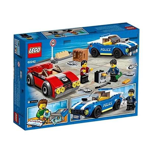 LEGO 60242 City Police La Course-Poursuite sur lautoroute