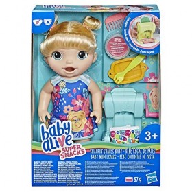 Baby Alive - Snackin Pasta - Poupee Cheveux Blonds