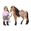 Lori Mini Toy Small 6-inch Doll & Morgan Horse – Play Set with Clothes, Animal & Accessories – Playset for Kids – 3 Years + –