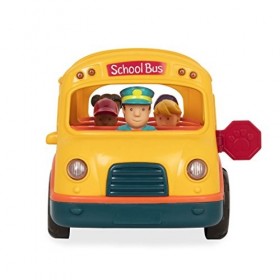 Battat School Bus Light & Sound Autobus Scolaire – Véhicule Jouet – pour Enfants de 18 Mois et Plus 6 pièces , BT2657Z