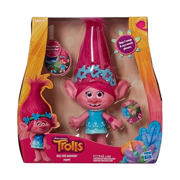 Trolls DreamWorks Poppy Hug Fois Figure d’Harmonie