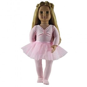 Lance Home Vêtements de poupées, 5 Vetements Mode Costumes Tenues pour Poupée 18 Pouces Poupée bébé 45cm-46cm American Girl M