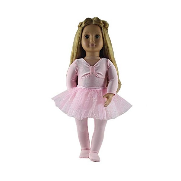Lance Home Vêtements de poupées, 5 Vetements Mode Costumes Tenues pour Poupée 18 Pouces Poupée bébé 45cm-46cm American Girl M