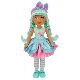 MGA Dream Bella Petite Princesse - DREAMBELLA - Poupée parfumée à la barbe à papa de 14 cm - Avec 1 étiquette à gratter & à s