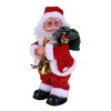 IBLUELOVER Poupée de Santa électrique Jouet Noël Musical Père Noël Foulée Drôle Poupée en Peluche Décoration Noël de Fête Soi