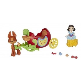 Coffret Mini Princesse Blanche Neige avec Son carrosse Pomme pour Aller au Bal - Poupee Disney Princesse