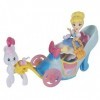 Coffret Mini Princesse Cendrillon avec Son carrosse pantaoufle pour Aller au Bal - Poupee Disney Princesse