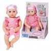 Baby Annabell- Doll Premier Annabell 707227-Poupée de 30 cm avec Corps Imperméable pour Tout-Petits-Maillot de Bain & Bonnet 
