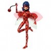 Bandai Miraculous : Tales of Ladybug and Cat Noir Petite poupée Ladybug | Poupée Miraculous Ladybug de 12 cm avec Accessoires