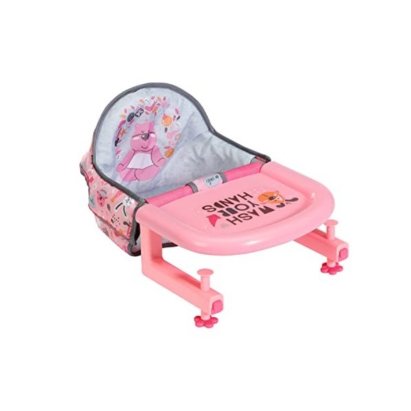 BABY Born Chaise dalimentation de Table Doll 832417-Accessoires de Haute qualité pour Les poupées de 36/43 cm – avec 1 bébé 