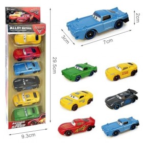 Ksopsdey Mcqueen Mini Véhicules Flash Mcqueen Voitures Mini Modèle de Jouet Enfant, Métal Voitures De Course pour Figurines J
