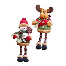 Toyvian 2 Pcs Ornement De Noël Décorations De Noël Jouet Bébé Poupée Jouets Poupées Ornement De Bureau De Noël Figurines De N