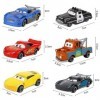 Ksopsdey Mcqueen Mini Véhicules Flash Mcqueen Voitures Mini Modèle de Jouet Enfant, Métal Voitures De Course pour Figurines J