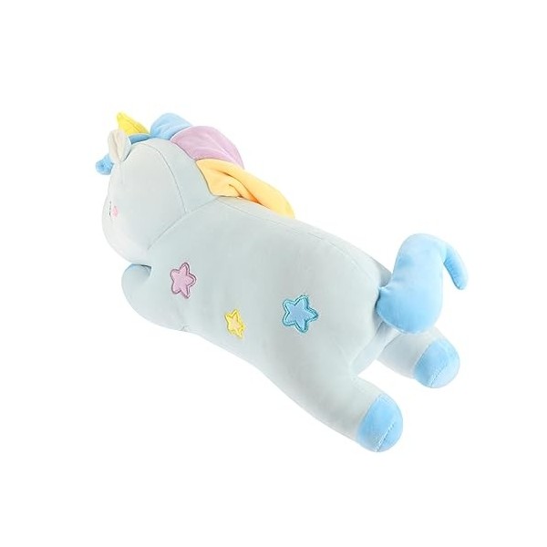 ibasenice Poupée Licorne Animaux en Peluche Animal en Peluche pour Bébé Jouet pour Enfants Poupée Animale en Peluche Oreiller