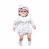 HOUH Poupées de bébé en Silicone, vêtements dimpression Mignons réalistes lavables à leau avec des vêtements Jouets de Bain