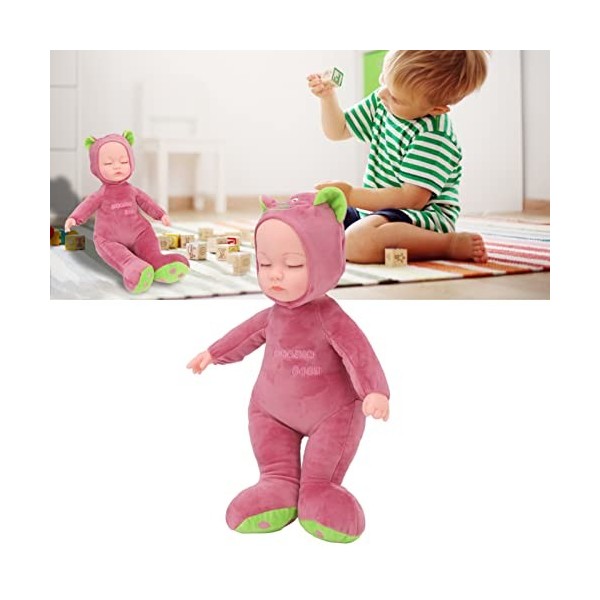 Changor Poupée Mignonne, poupée en Vinyle alimentée par Batterie en Peluche pour Les Enfants de la Maternelle