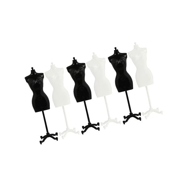 SEWACC Support De 24 Pièces Fournitures De Fabrication De Poupées Petits Porte-Vêtements De Poupée Support De Moniteur Meuble