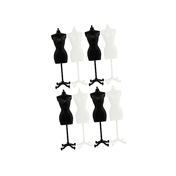 SEWACC Support De 24 Pièces Fournitures De Fabrication De Poupées Petits Porte-Vêtements De Poupée Support De Moniteur Meuble