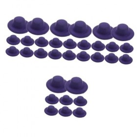 SAFIGLE 80 Pièces Accessoires De Chapeau Chapeau De Poupée Bébé Casquette De Maison De Poupée Mini Chapeaux Formels Chapeau D