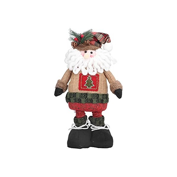 YEmirth Grande décoration de Noël Père Noël Faite à la Main en Peluche GNOME Père Noël Elfe de Noël Poupée Ornements Figurine