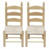 STOBOK Décoration Chaise 2 PCS Poupées en Bois Chaises de Dollhouse Chair de Meubles Modèles pour La Maison de Poupée Decor- 