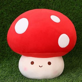 Toddmomy Peluche Nouveauté en Peluche Oreiller Oreiller en Peluche Aux Champignons en Peluche Jouet Trucs De Champignons Poup