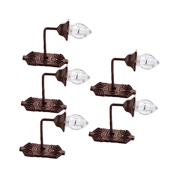OSALADI 25 Pièces Applique Murale De Maison De Poupée Figurines Pour LExtérieur Miniatures Maison De Poupée Miniature Mini M